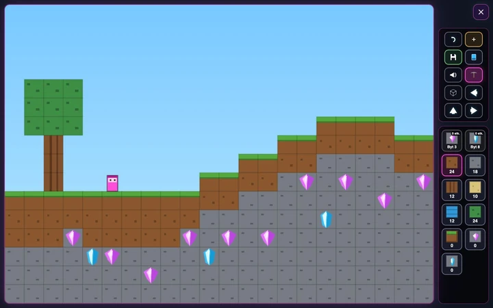 Screenshot fra Mini Block World